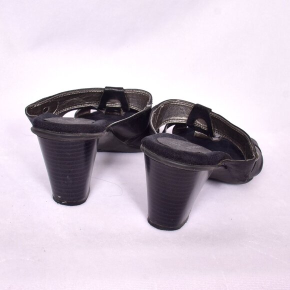 Liz Claiborne Liz Flex Keira Size 7.5 Black Sandal - Picture 3 of 8